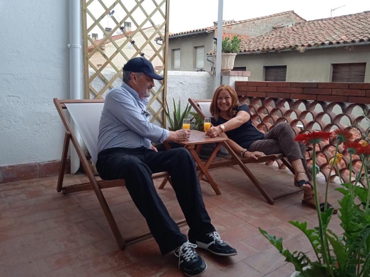 Casa Olivera- Apartament Al Passeig Font Vella Sant Hilari Sacalm Exteriör bild